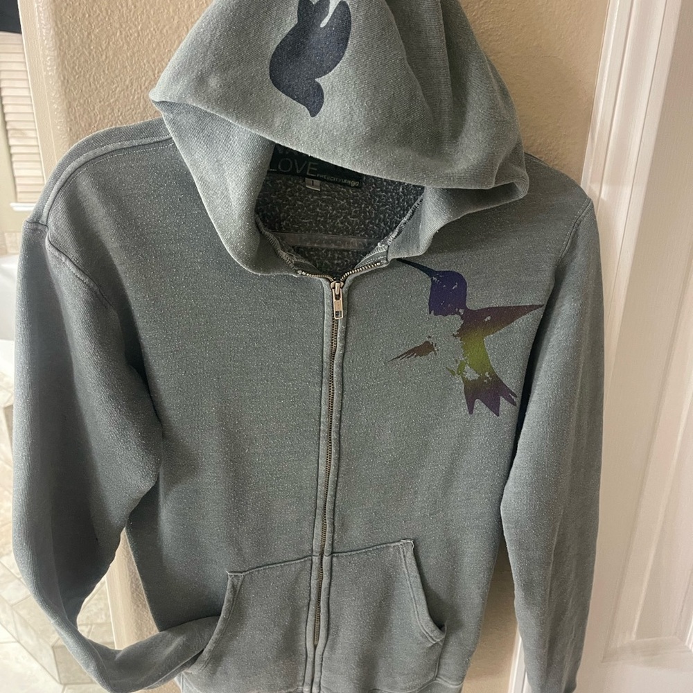 Woman’s Free City zip hooded sweatshirt